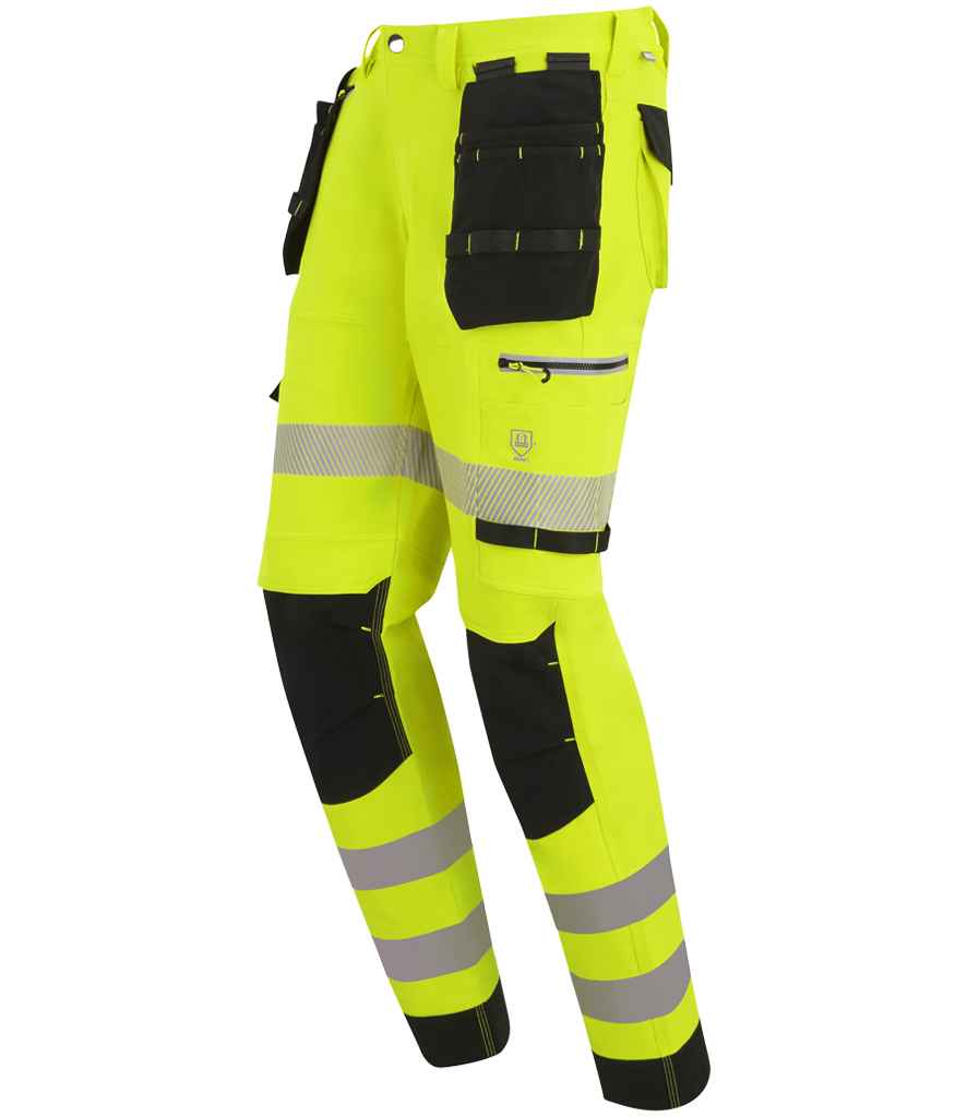 Regatta High Visibility Infiltrate Stretch Holster Trousers | Yellow/Black - Lancashire Teamwear