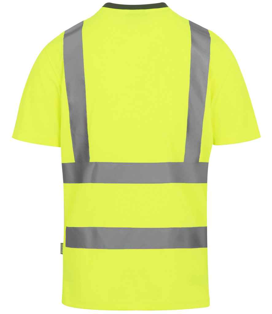 Regatta High Visibility Pro Contract T-Shirt | Yellow - Lancashire Teamwear