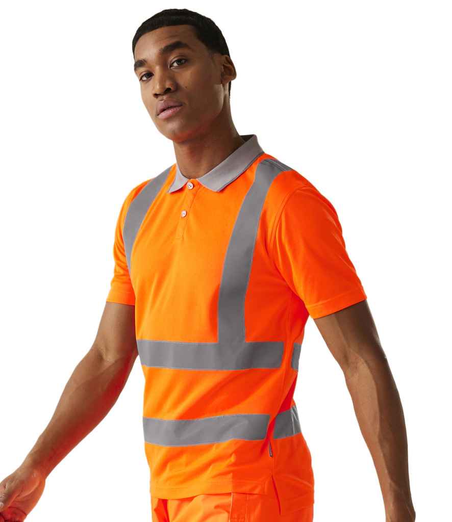Regatta High Visibility Pro Contract Polo Shirt | Orange - Lancashire Teamwear