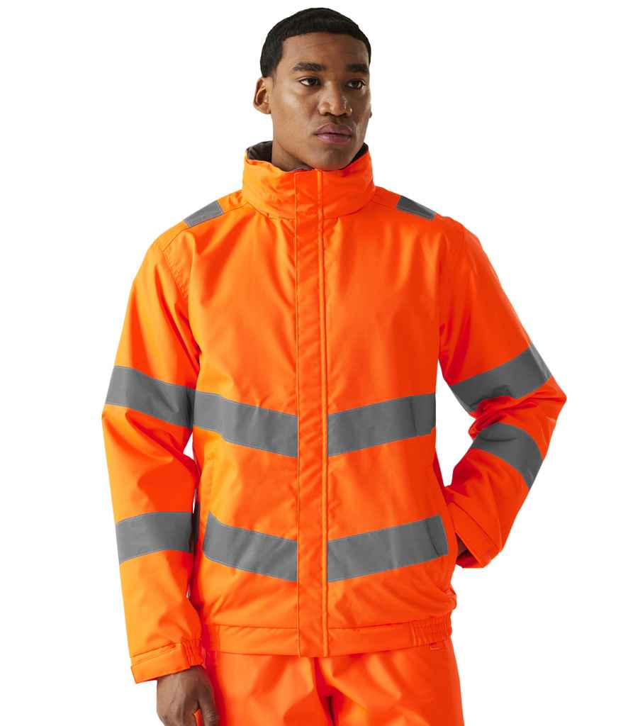 Regatta High Visibility Pro Contract Dover Jacket | Orange - Lancashire Teamwear