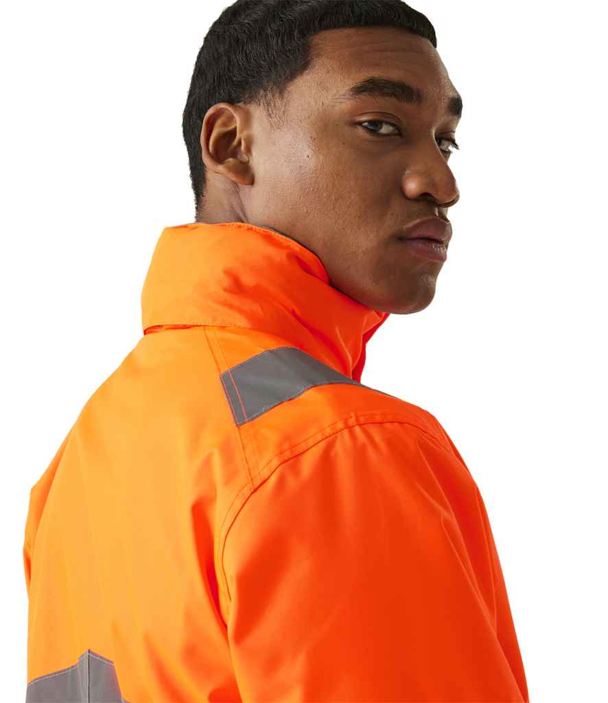 Regatta High Visibility Pro Contract Dover Jacket | Orange - Lancashire Teamwear