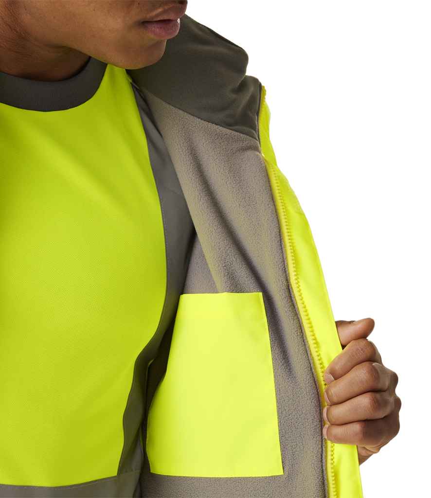 Regatta High Visibility Pro Contract Dover Jacket | Yellow - Lancashire Teamwear