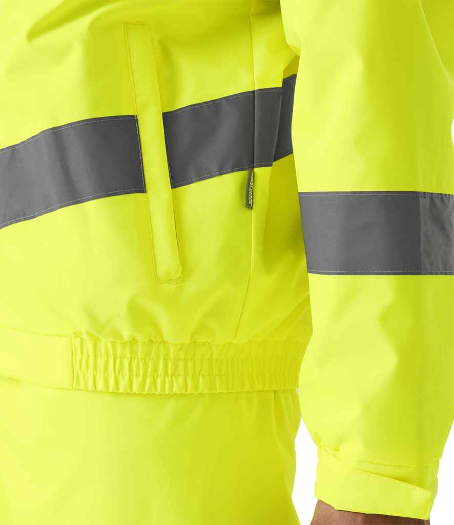 Regatta High Visibility Pro Contract Dover Jacket | Yellow - Lancashire Teamwear