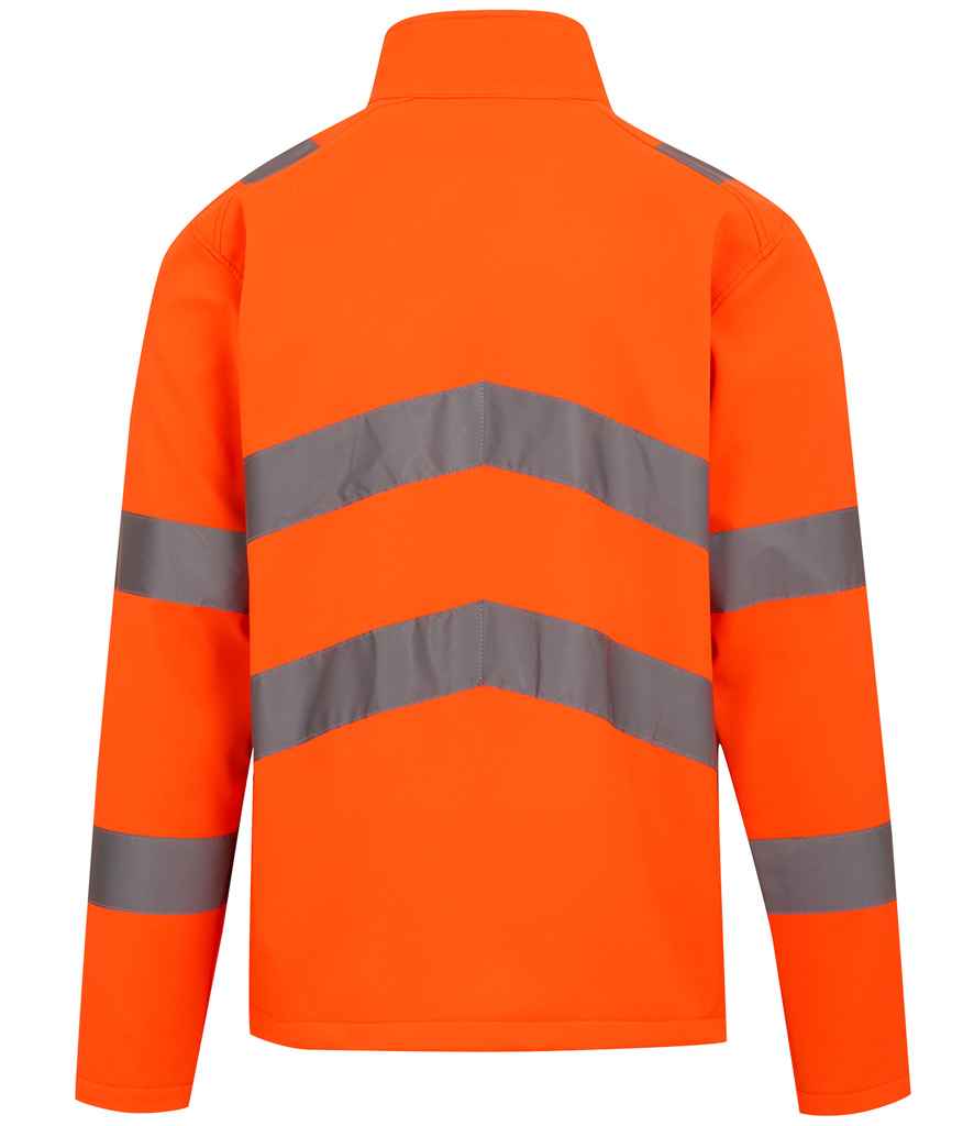 Regatta High Visibility Pro Contract Ablaze Soft Shell Jacket | Orange - Lancashire Teamwear