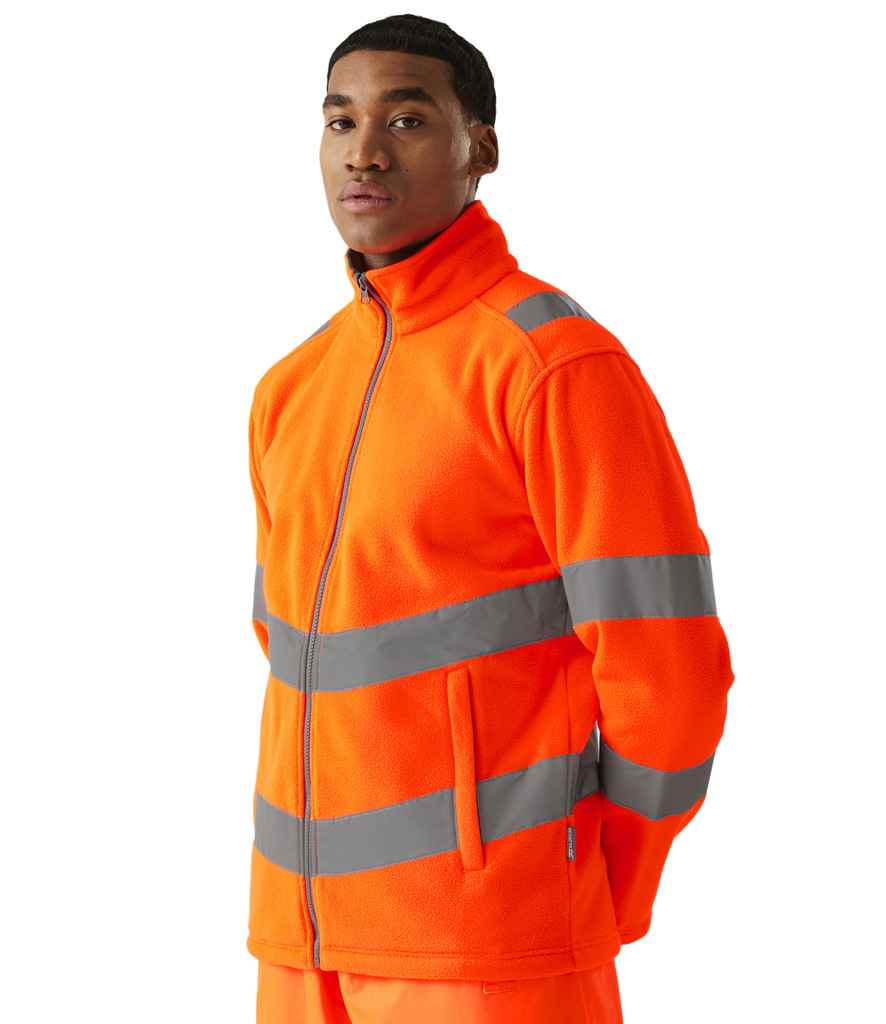 Regatta High Visibility Pro Contract Thor Fleece Jacket | Orange - Lancashire Teamwear