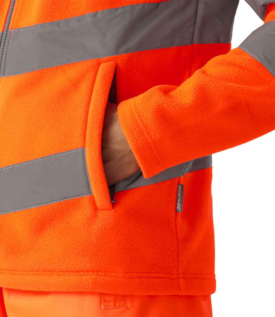 Regatta High Visibility Pro Contract Thor Fleece Jacket | Orange - Lancashire Teamwear