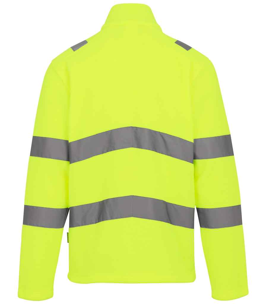 Regatta High Visibility Pro Contract Thor Fleece Jacket | Yellow - Lancashire Teamwear