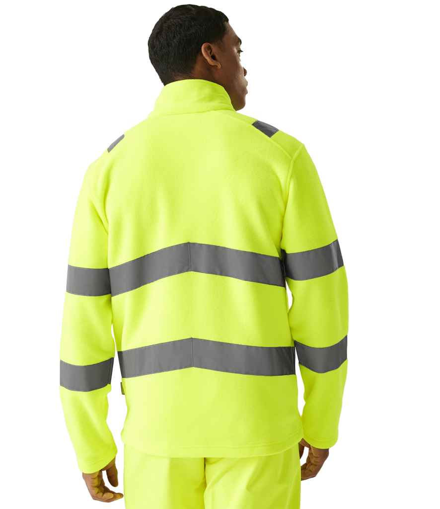 Regatta High Visibility Pro Contract Thor Fleece Jacket | Yellow - Lancashire Teamwear