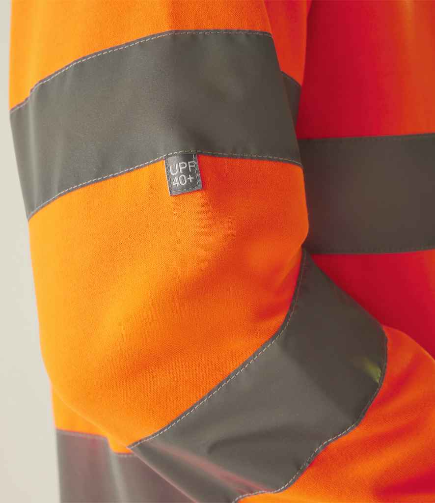 Regatta High Visibility Pro Contract Crew Neck Sweatshirt | Orange - Lancashire Teamwear