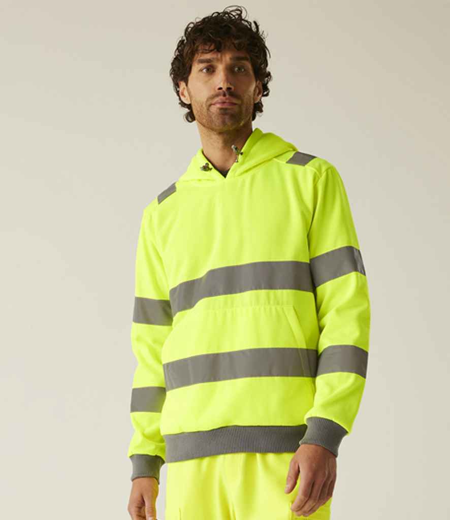 Regatta High Visibility Pro Contract Hoodie | Yellow - Lancashire Teamwear
