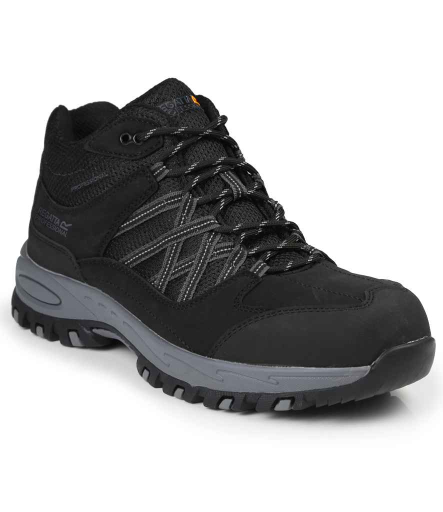 Regatta Safety Footwear Sandstone SB Safety Hikers | Black/Granite - Lancashire Teamwear