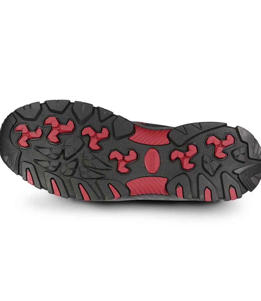 Regatta Safety Footwear Mudstone S1P Safety Hikers | Ash/Rio Red - Lancashire Teamwear