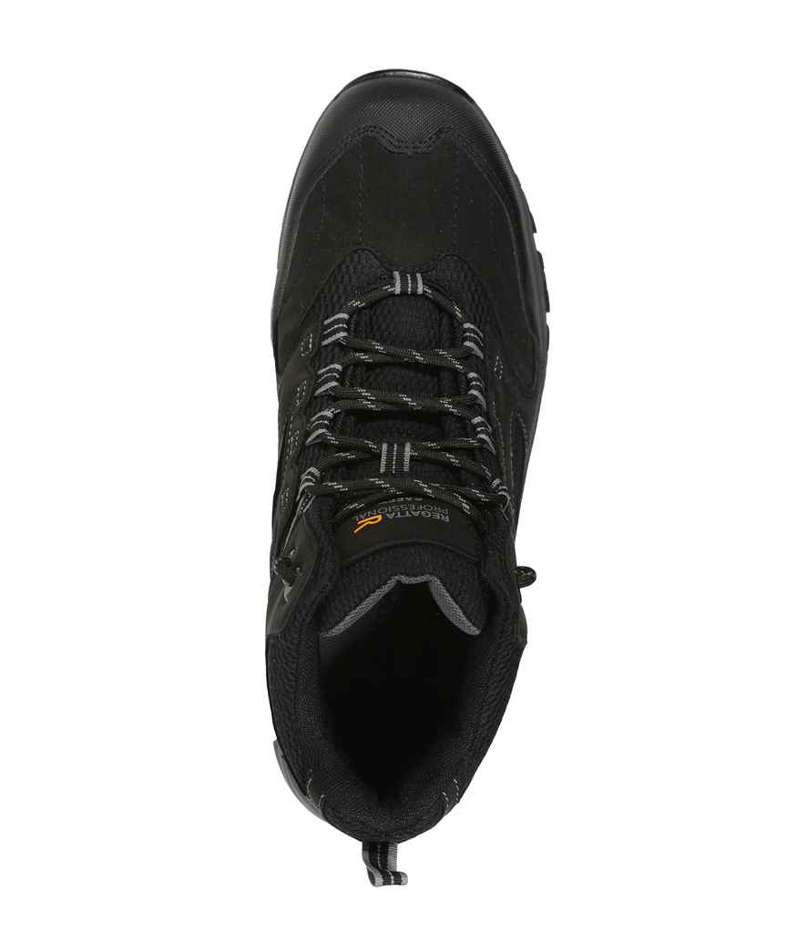Regatta Safety Footwear Mudstone S1P Safety Hikers | Black/Granite - Lancashire Teamwear