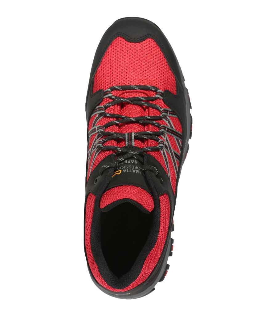 Regatta Safety Footwear Sandstone SB Safety Trainers | Red/Black - Lancashire Teamwear