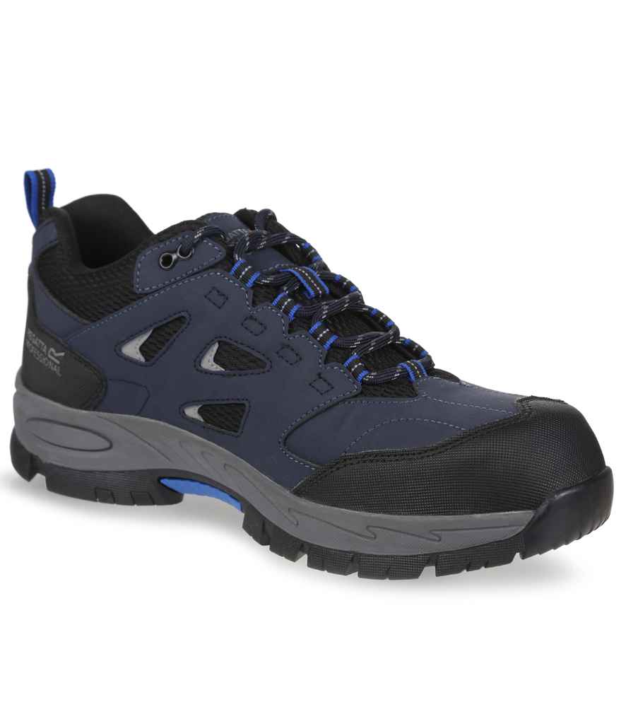 Regatta Safety Footwear Mudstone S1P Safety Trainers Navy/Oxford Blue