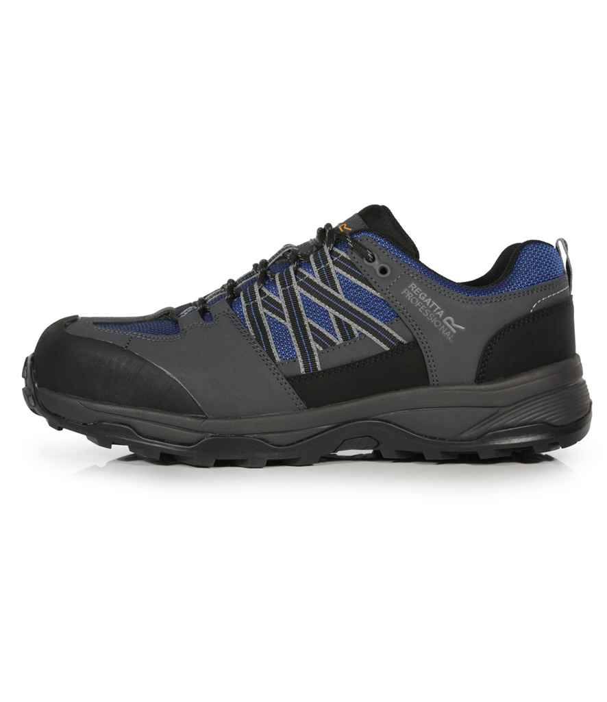 Regatta Safety Footwear Clayton S3 Safety Trainers | Oxford Blue/Briar - Lancashire Teamwear