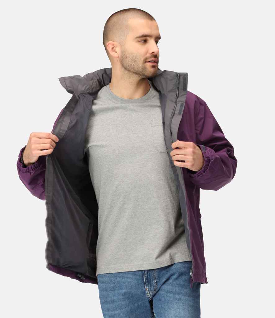 Regatta Ardmore Waterproof Shell Jacket | Majestic Purple/Seal Grey - Regatta Professional - Lancashire Teamwear