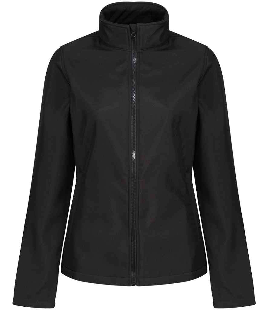 Regatta Ladies Ablaze Printable Soft Shell Jacket Black/Black