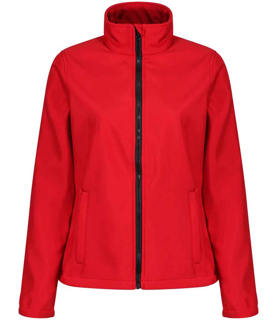 Regatta Ladies Ablaze Printable Soft Shell Jacket Classic Red/Black