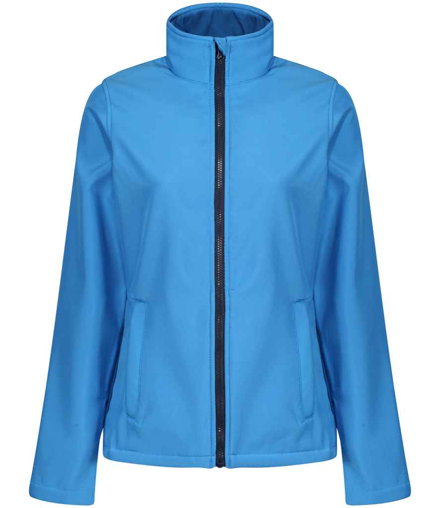 Regatta Ladies Ablaze Printable Soft Shell Jacket French Blue/Navy