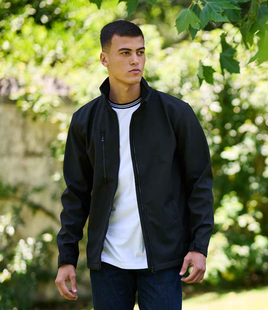 Regatta Ablaze Three Layer Soft Shell Jacket | Black/Black - Regatta Professional - Lancashire Teamwear