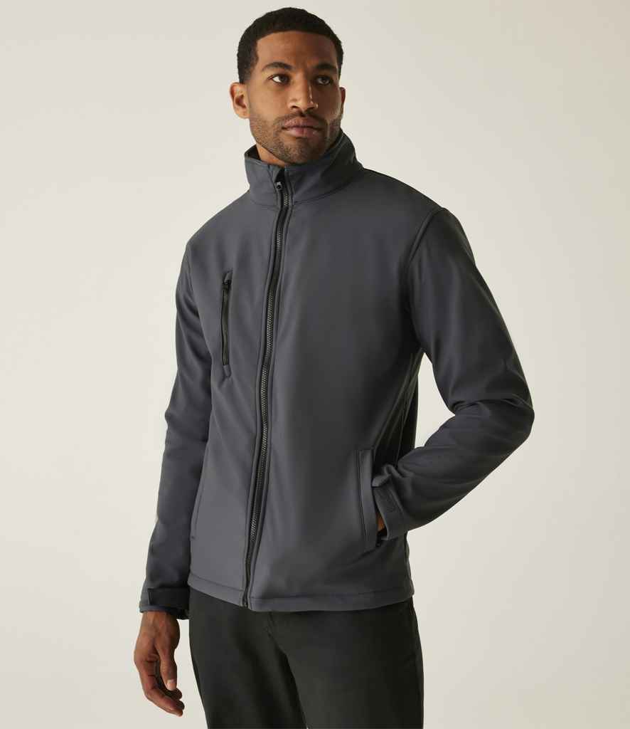 Regatta Ablaze Three Layer Soft Shell Jacket | Seal Grey/Black - Regatta Professional - Lancashire Teamwear