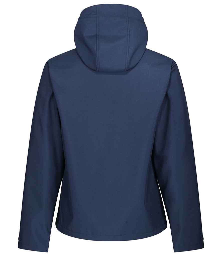 Regatta Venturer Three Layer Hooded Soft Shell Jacket | Navy/French Blue - Regatta Professional - Lancashire Teamwear