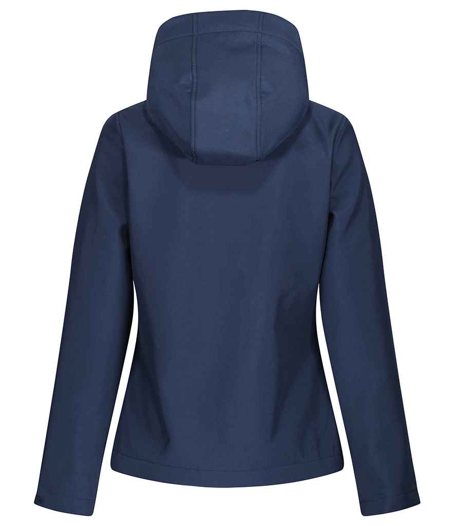 Regatta Ladies Venturer Three Layer Hooded Soft Shell Jacket | Navy/French Blue - Regatta Professional - Lancashire Teamwear