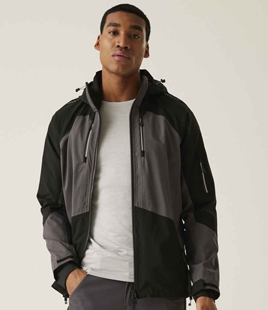 Regatta 4TEX Stretch Waterproof Shell Jacket | Slate Grey/Black - Regatta Professional - Lancashire Teamwear