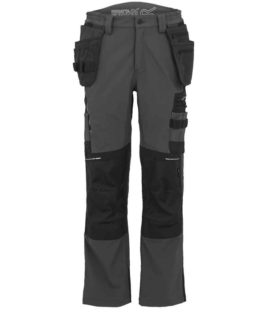 Regatta 4TEX Stretch Holster Trousers Slate Grey/Black