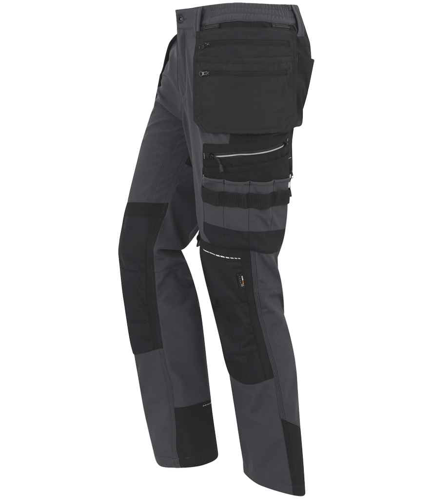 Regatta 4TEX Stretch Holster Trousers | Slate Grey/Black - Regatta Professional - Lancashire Teamwear
