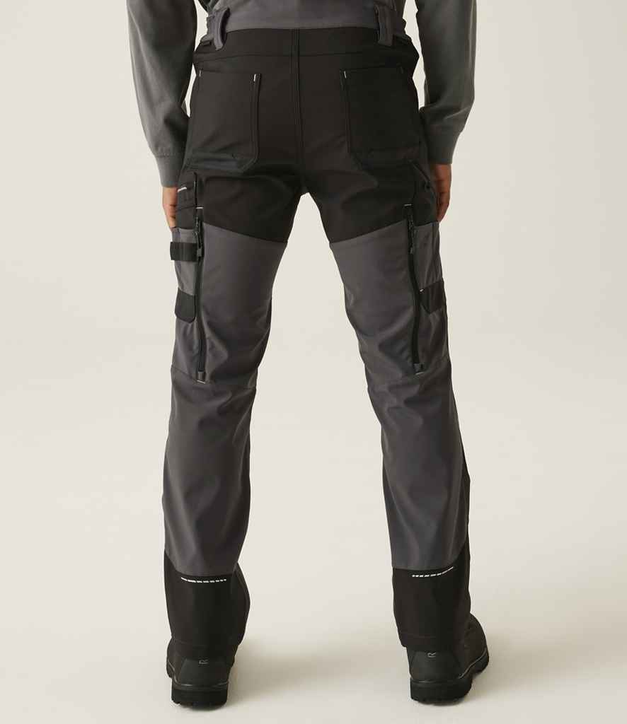 Regatta 4TEX Stretch Holster Trousers | Slate Grey/Black - Regatta Professional - Lancashire Teamwear