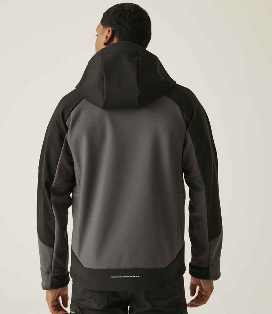 Regatta 4TEX Stretch Three Layer Soft Shell Jacket | Slate Grey/Black - Regatta Professional - Lancashire Teamwear