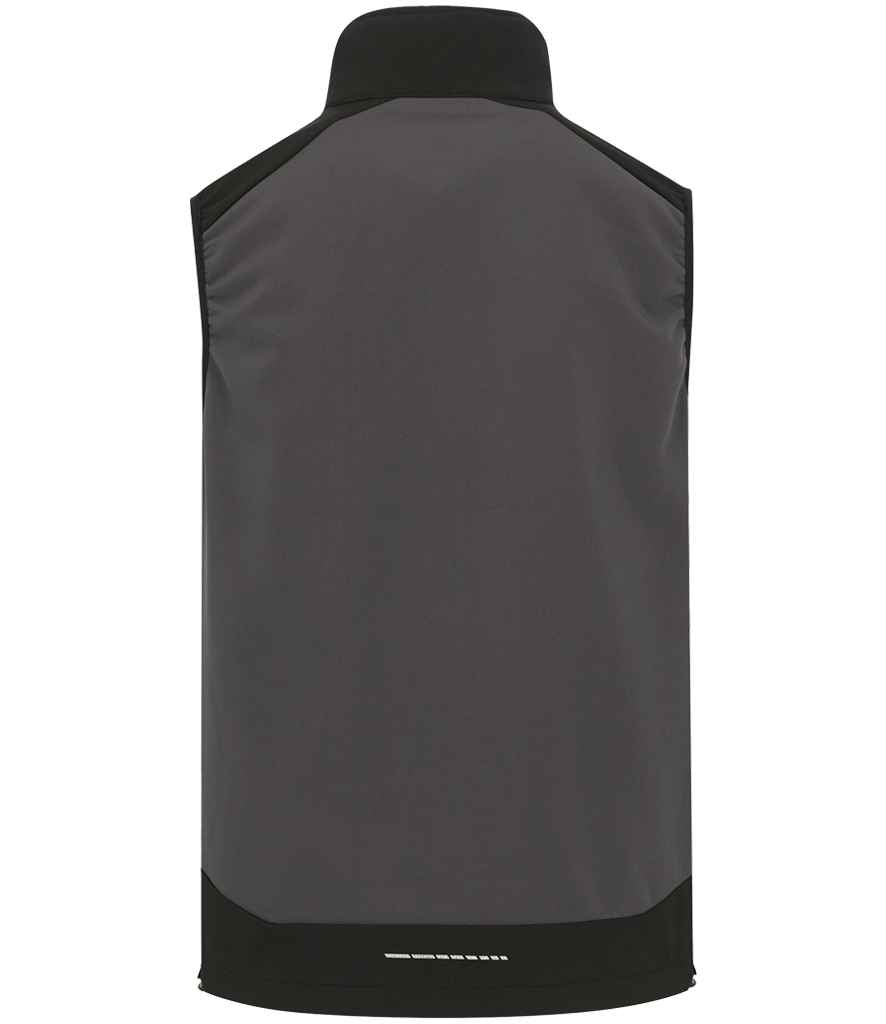 Regatta 4TEX Stretch Three Layer Soft Shell Bodywarmer | Slate Grey/Black - Regatta Professional Gilet - Lancashire Teamwear