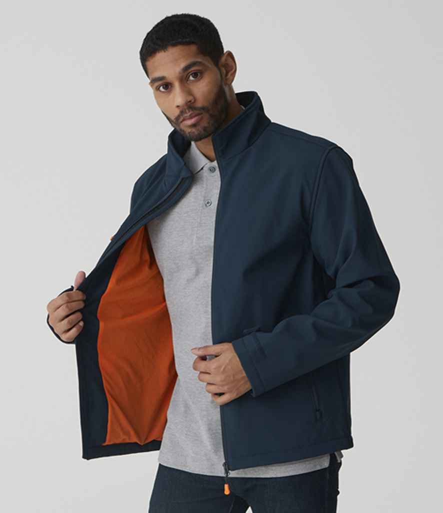 Regatta Thermogen Powercell 5000 Heated Soft Shell Jacket | Navy/Magma Orange - Regatta Professional - Lancashire Teamwear