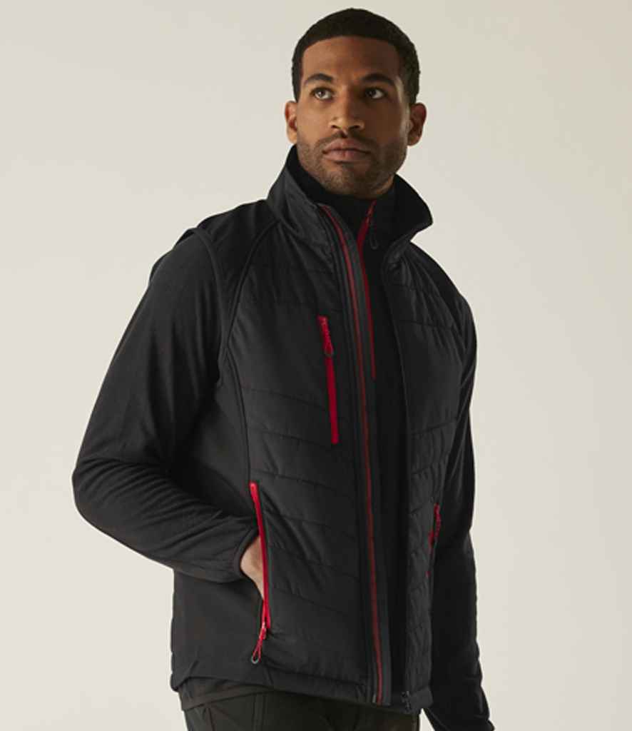 Regatta Pro Universal Bodywarmer | Black/Classic Red - Regatta Professional Gilet - Lancashire Teamwear