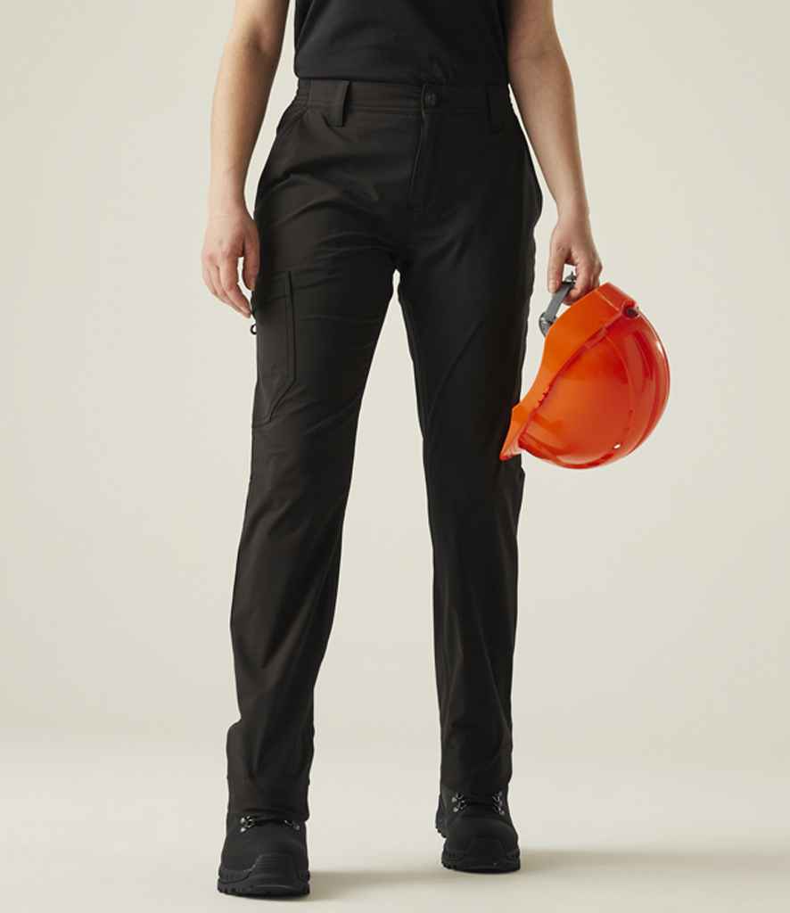 Regatta Ladies Pro Action Stretch Trousers | Black - Regatta Professional - Lancashire Teamwear