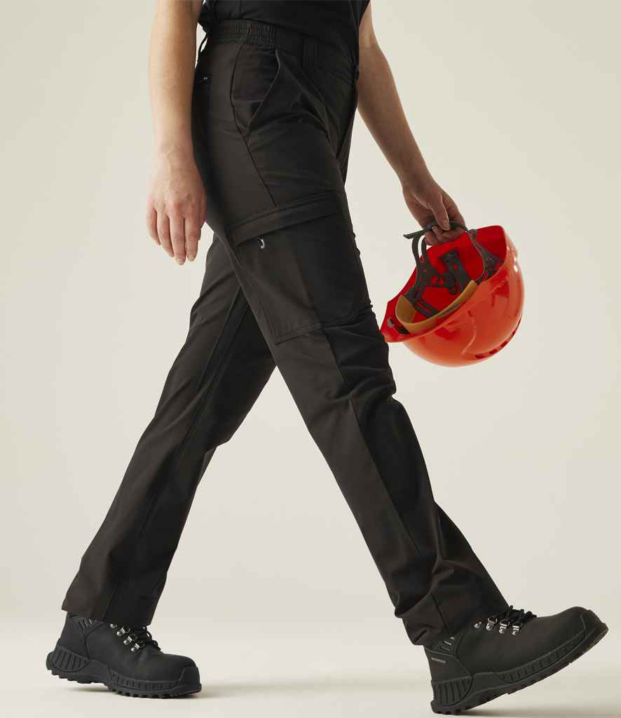 Regatta Ladies Pro Action Stretch Trousers | Black - Regatta Professional - Lancashire Teamwear