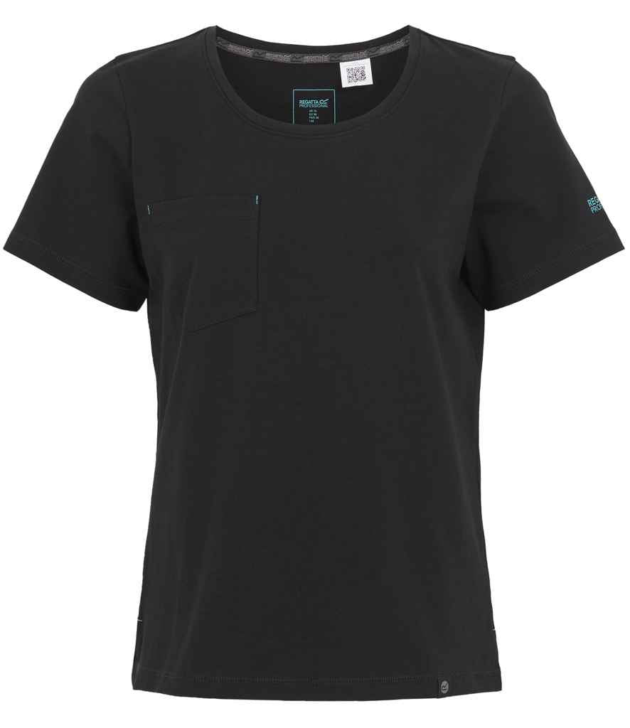 Regatta Ladies Ada Cotton Stretch T-Shirt Black