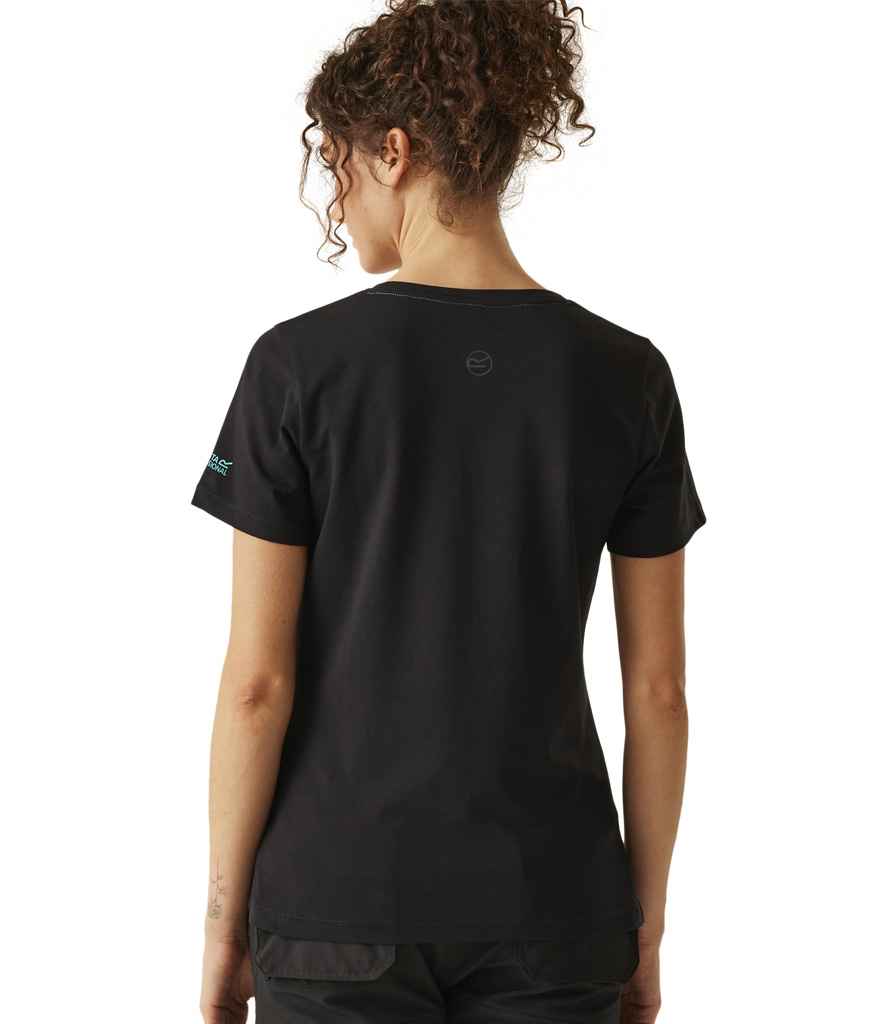 Regatta Ladies Ada Cotton Stretch T-Shirt | Black - Regatta Professional - Lancashire Teamwear