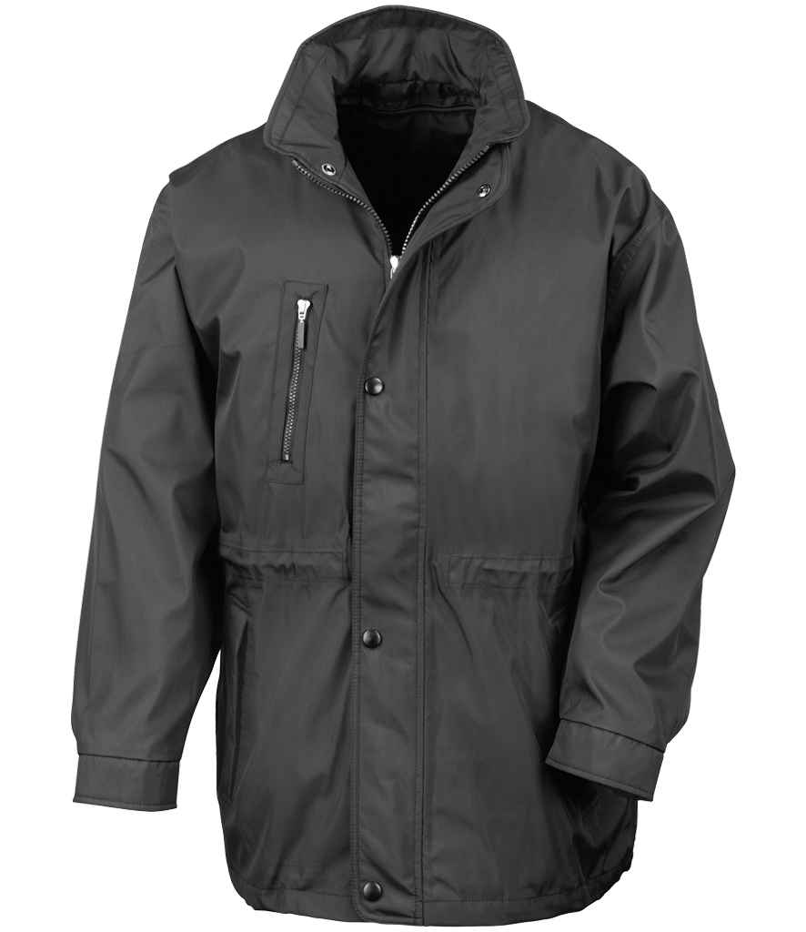 Result City Executive Jacket | Black - Lancashire Teamwear