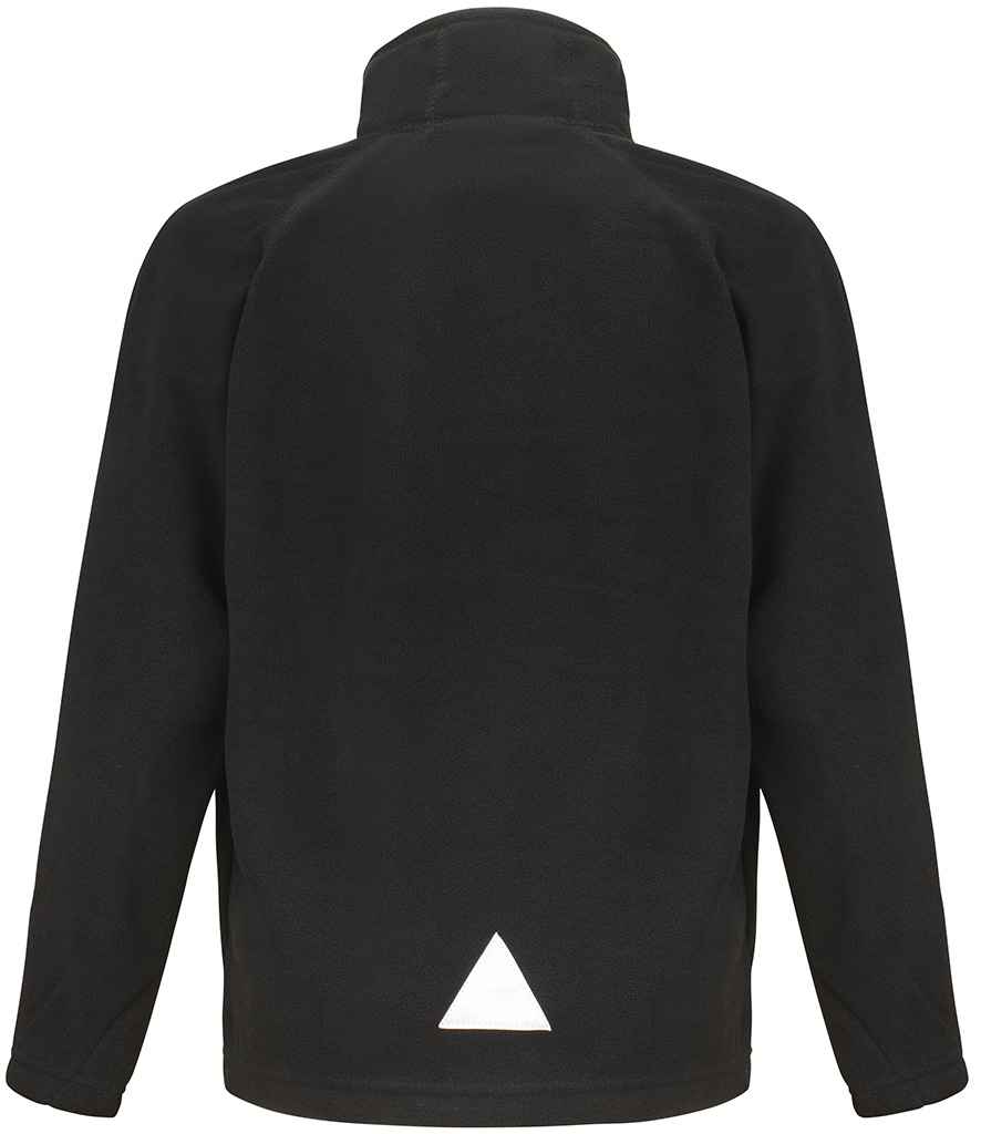 Result Core Kids/Youths Micro Fleece Jacket | Black - Lancashire Teamwear