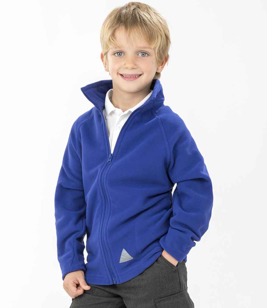 Result Core Kids/Youths Micro Fleece Jacket | Royal Blue - Lancashire Teamwear