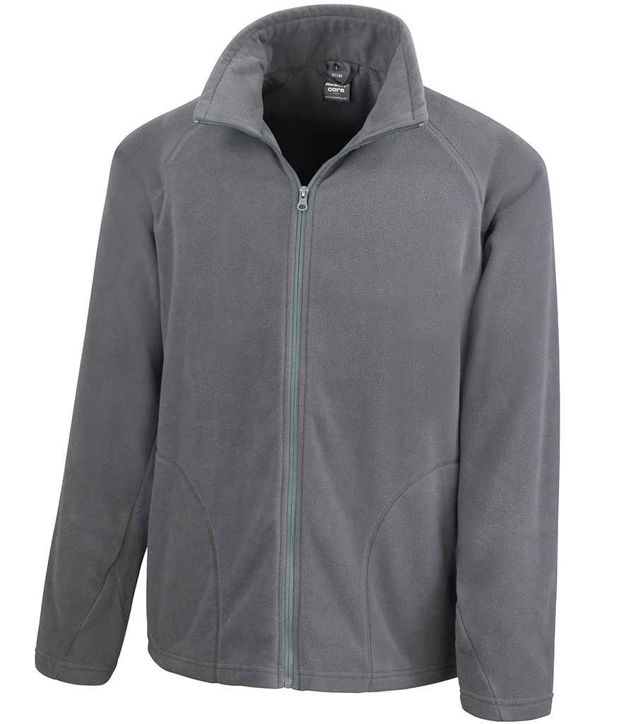 Result Core Micro Fleece Jacket | Charcoal - Lancashire Teamwear