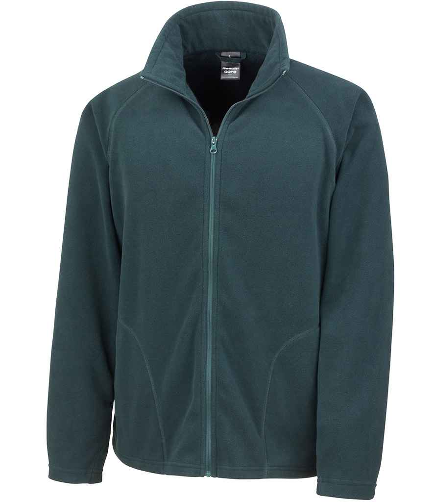 Result Core Micro Fleece Jacket | Forest Green - Lancashire Teamwear