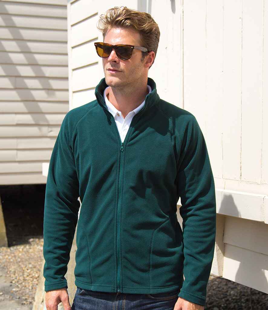 Result Core Micro Fleece Jacket | Forest Green - Lancashire Teamwear
