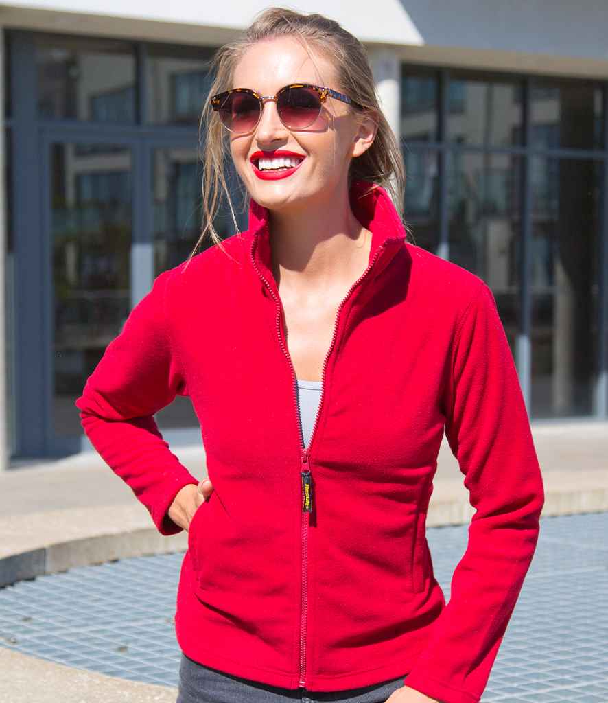 Result Ladies Horizon High Grade Micro Fleece Jacket | Cardinal Red - Lancashire Teamwear
