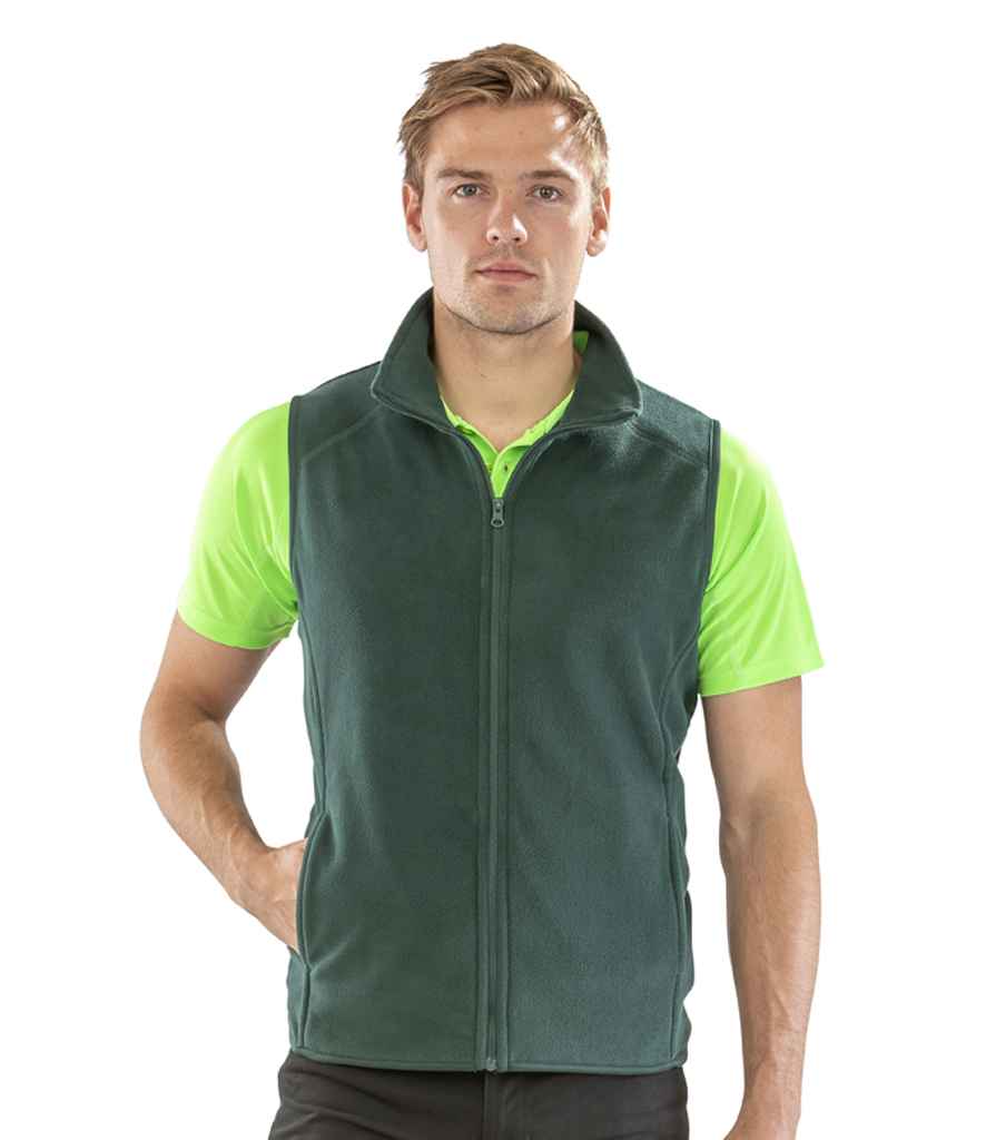 Result Core Micro Fleece Gilet | Forest Green - Lancashire Teamwear