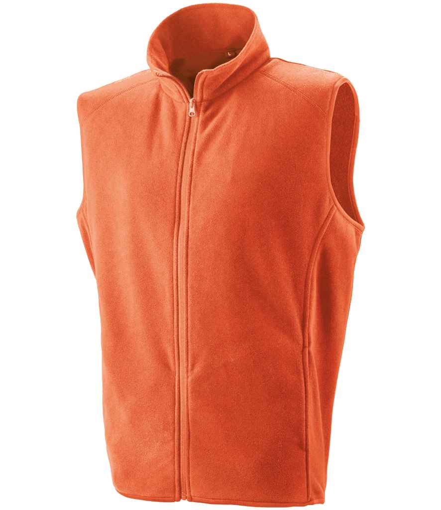 Result Core Micro Fleece Gilet | Orange - Lancashire Teamwear