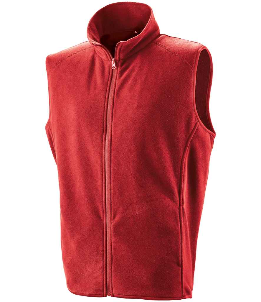 Result Core Micro Fleece Gilet | Red - Lancashire Teamwear